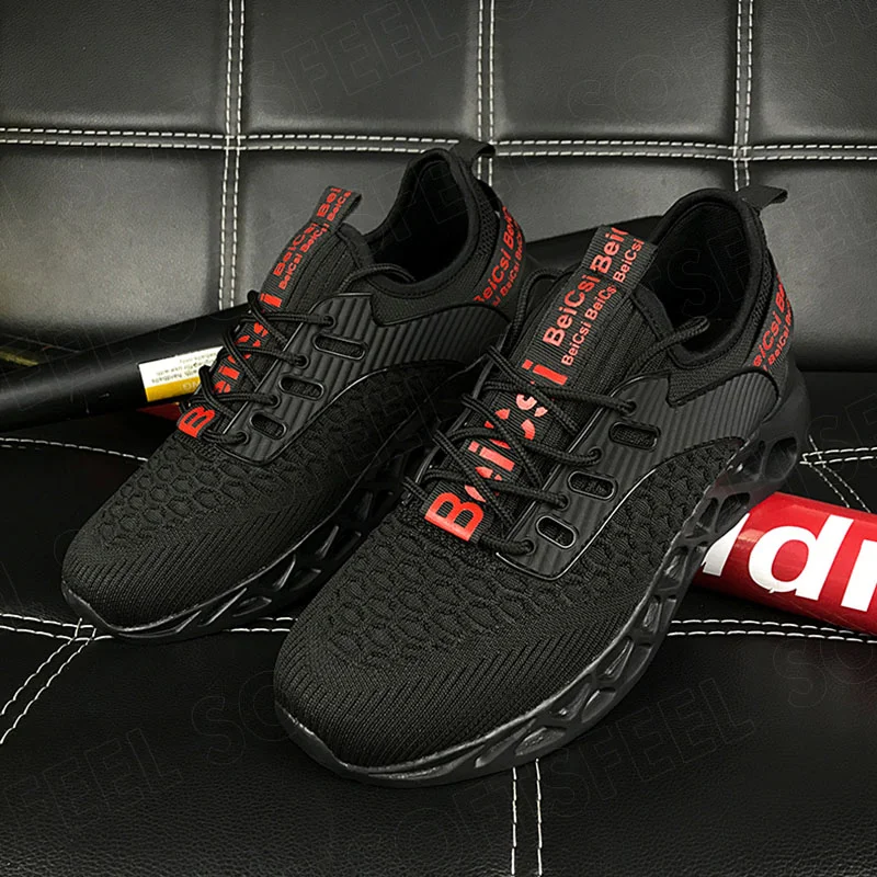 Softsfeel Women's Pain Free Perfect Walking Shoes - Black Red