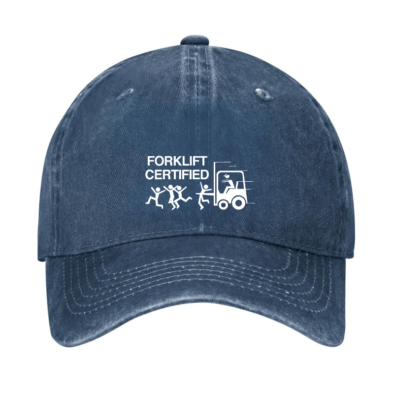 Forklift Certified Men Hat