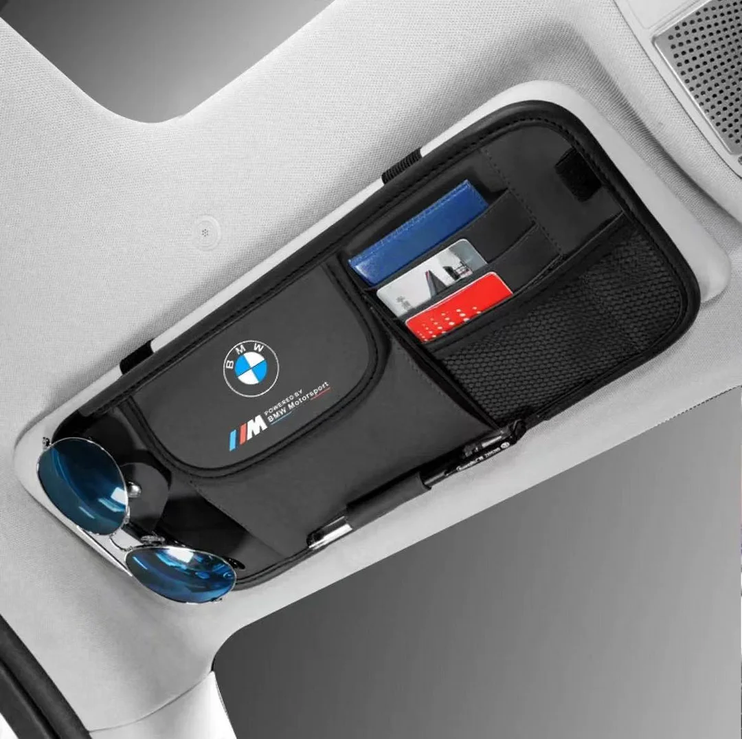 Car Supplies Sunvisor Storage Car Glasses Clip Bag