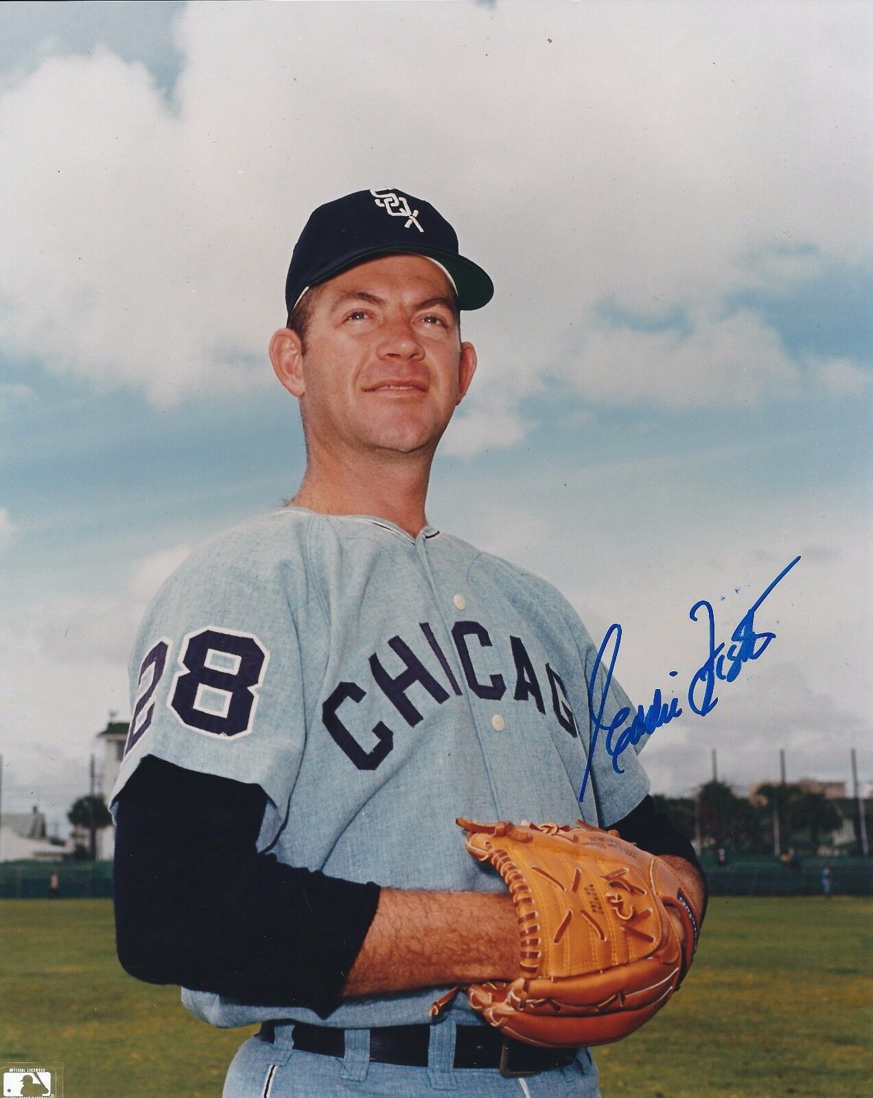 Signed 8x10 EDDIE FISHER Chicago White Sox Autographed Photo Poster painting - COA