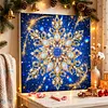 DIY Special Shape Diamond Painting Pearl Art With Inner Frame Kit 25x25cm(Snowflake)