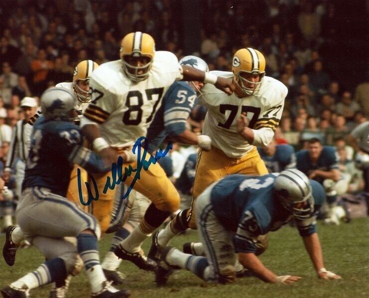 Willie Davis Autographed Signed 8x10 Photo Poster painting HOF Packers REPRINT