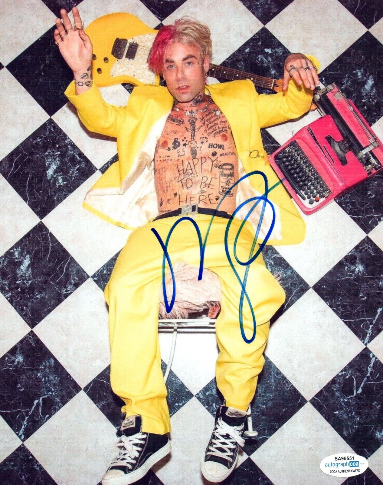 Mod Sun Signed Autographed 8x10 Photo Poster painting Internet Killed The Rockstar ACOA COA