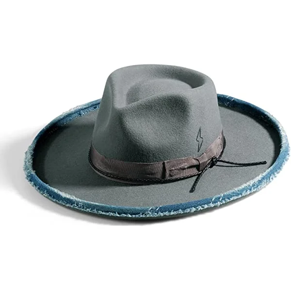 Vintage Fedora Lightning hat-Cowboy Blue