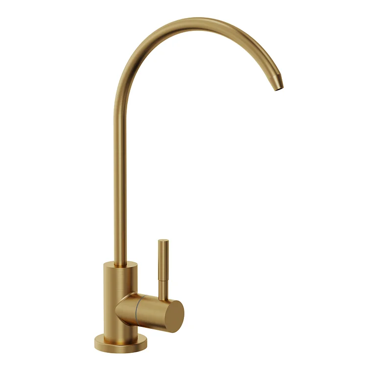 EVERSTEIN 360&deg; Swivel Filtration Kitchen Faucet Brushed Gold SFS-1184-GD