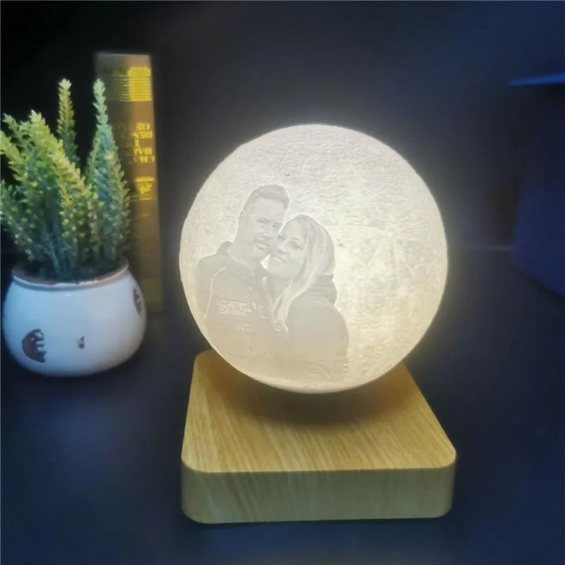 Custom Moon Lamp LED 3D Magnetic Levitation Moon Lamp Night Light、14413221362536236236、sdecorshop