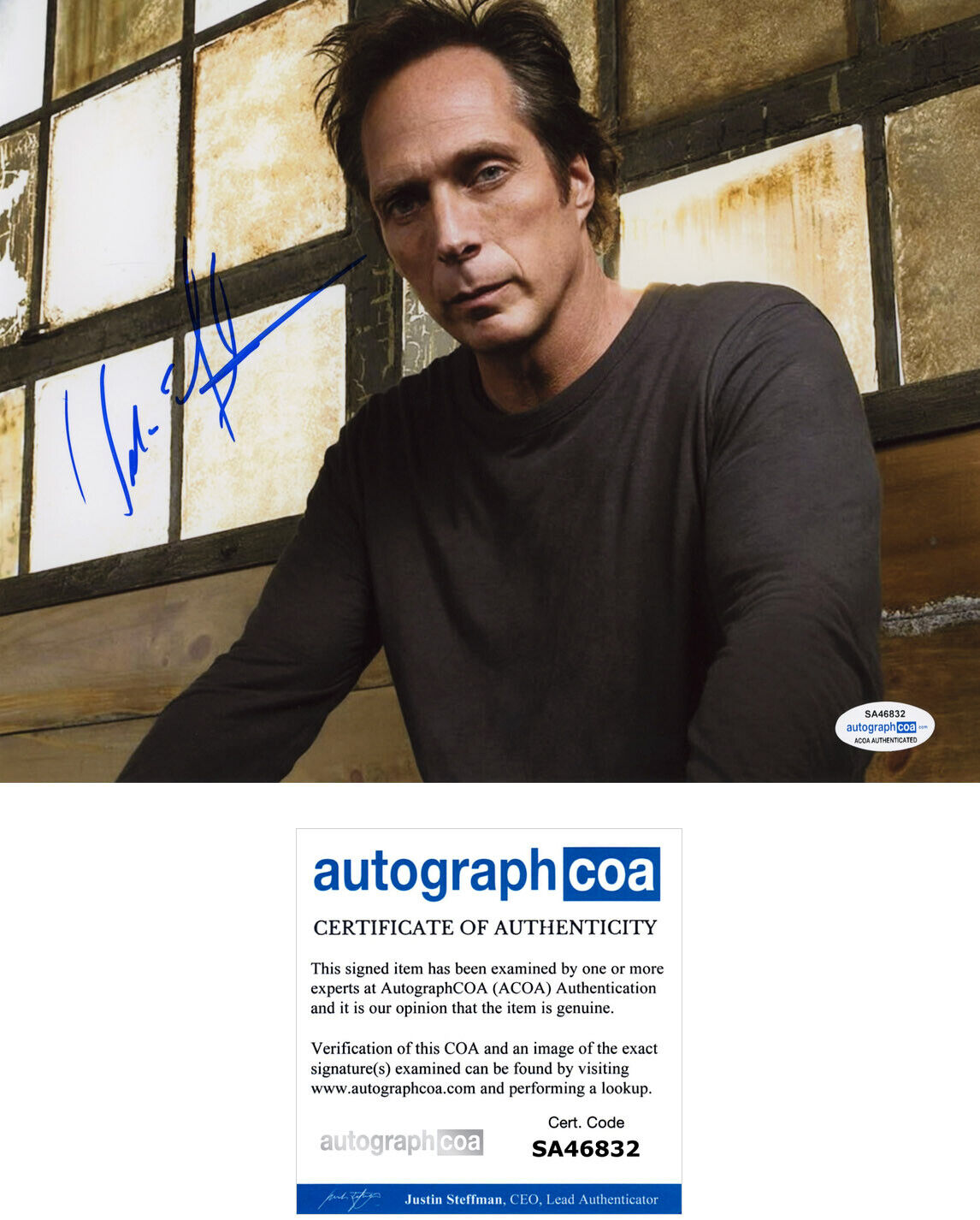 WILLIAM FICHTNER signed PRISON BREAK