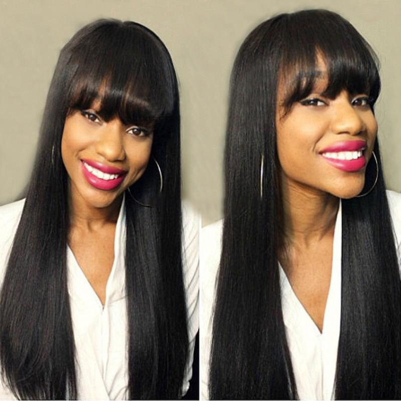 Bundle Hair Ponytail Bun And Bang Set 2pcs