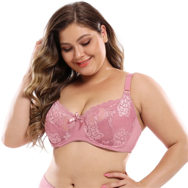  thdmladies Unlined Full Cup Floral Lace Bras thedmladies