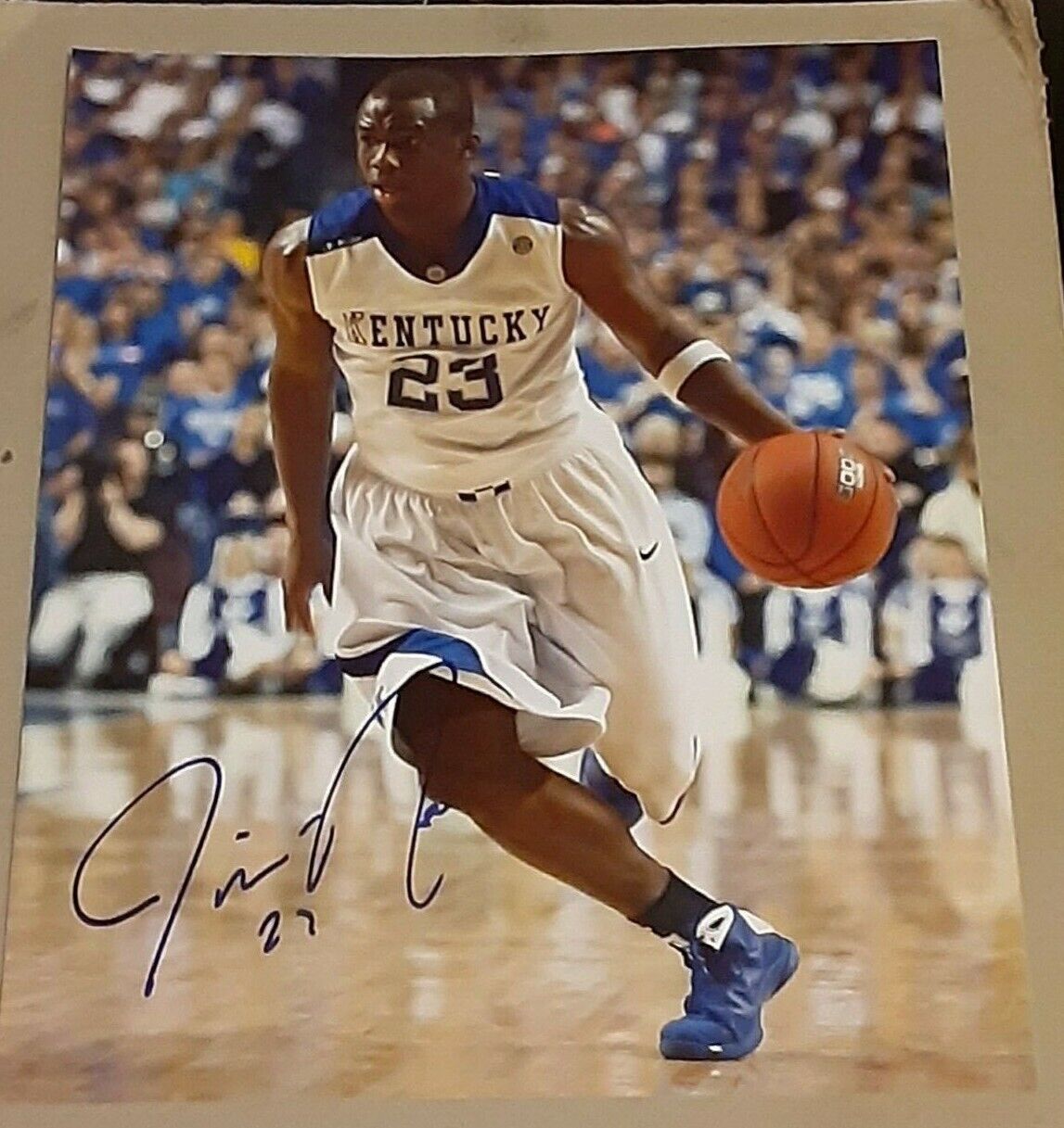 Jodie Meeks Kentucky Wildcats SIGNED AUTOGRAPHED 8x10 Photo Poster painting COA Basketball