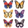 6Pcs Butterfly DIY Diamond Painting Decorative Stickers Set with Light