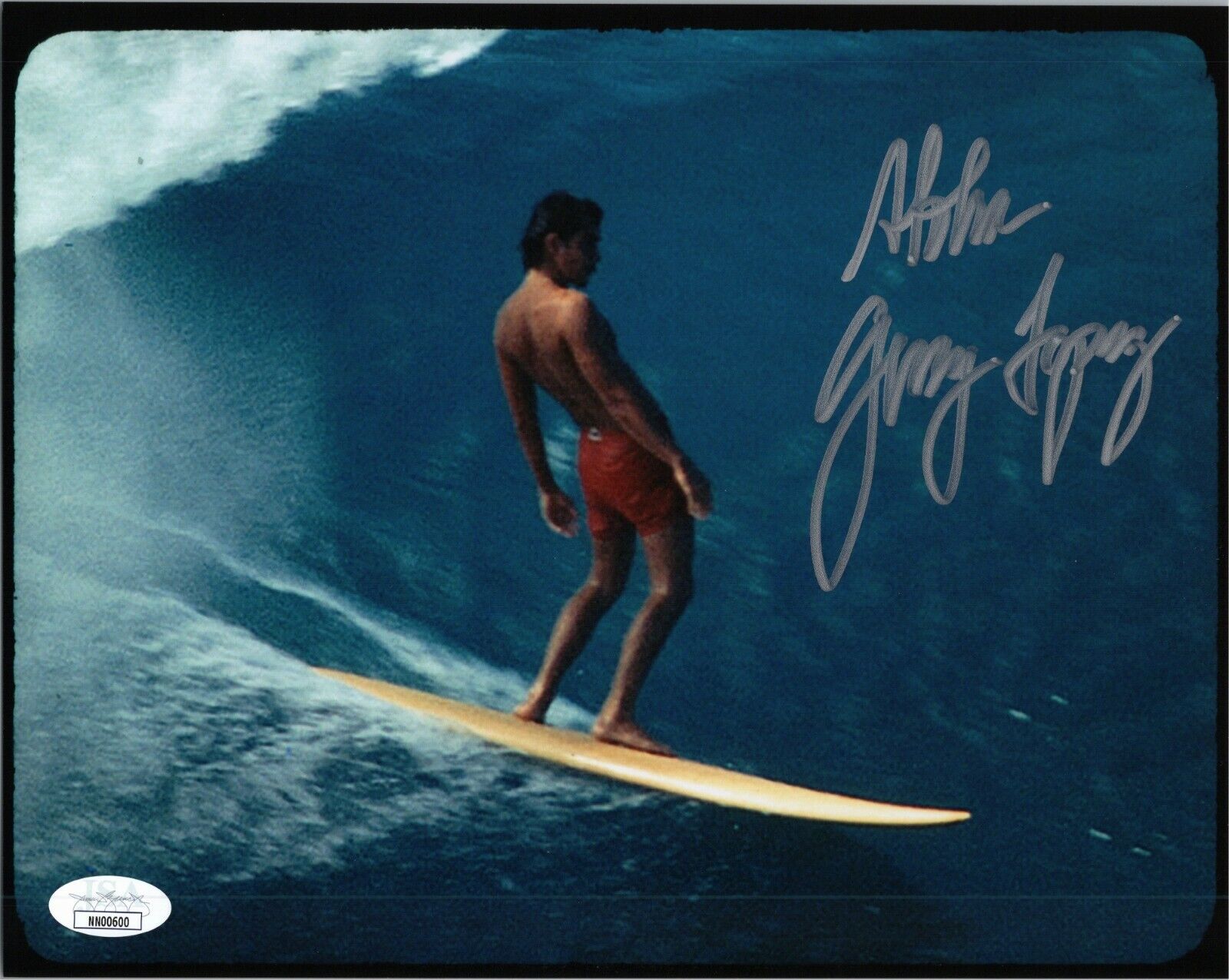 GERRY LOPEZ Authentic Hand-Signed Mr. Pipeline ~ SURFING