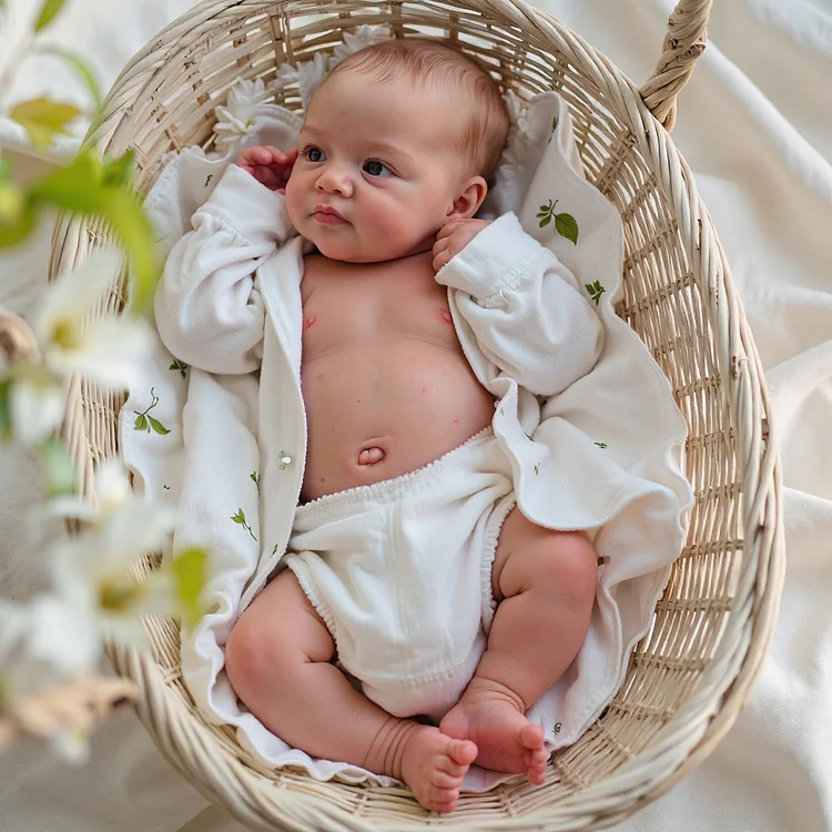 [Pre-order]12"&16" Adorable Baby Boy or Girl Doll Slogon and Tazin Full Body Silicone Extremely Flexible Doll