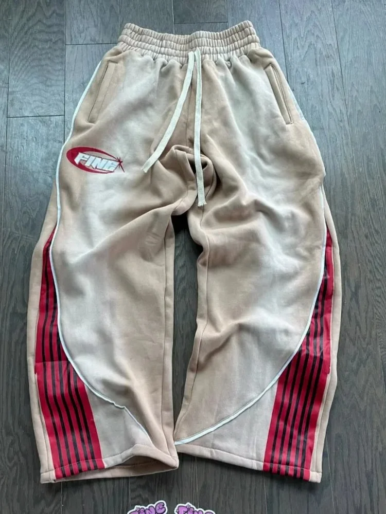 Retro High Street Loose Fit Pants