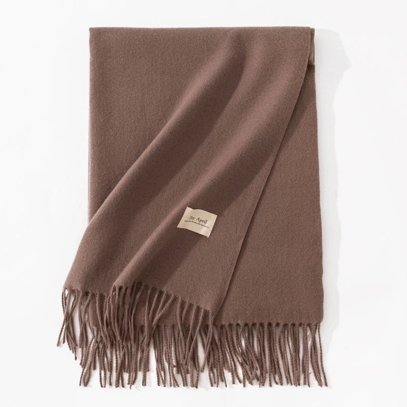 Scarf Winter Warm Windproof Shawl Women’s High-end Korean Style Women’s Cashmere Scarf