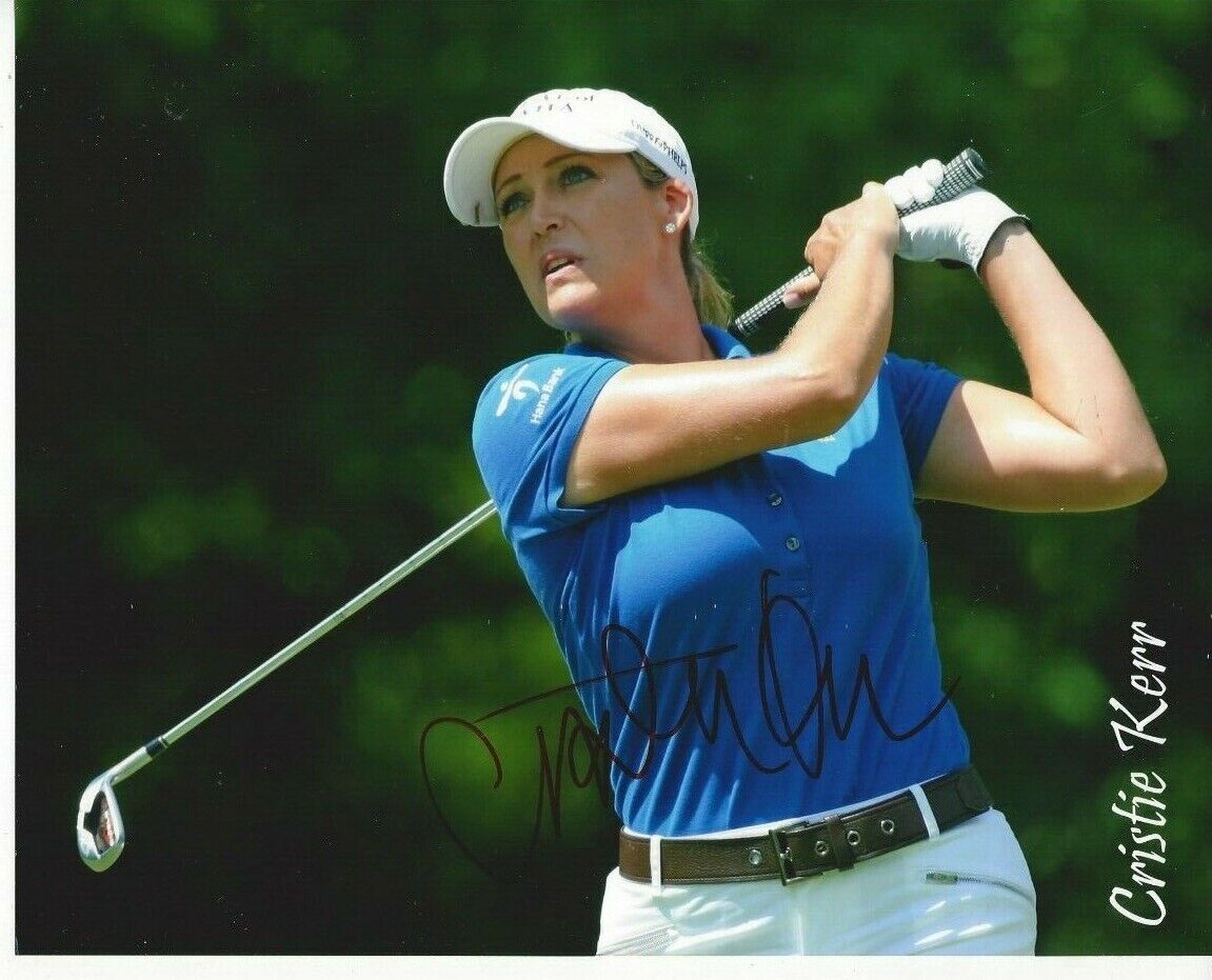 Cristie Kerr Autographed 8x10 LPGAC733