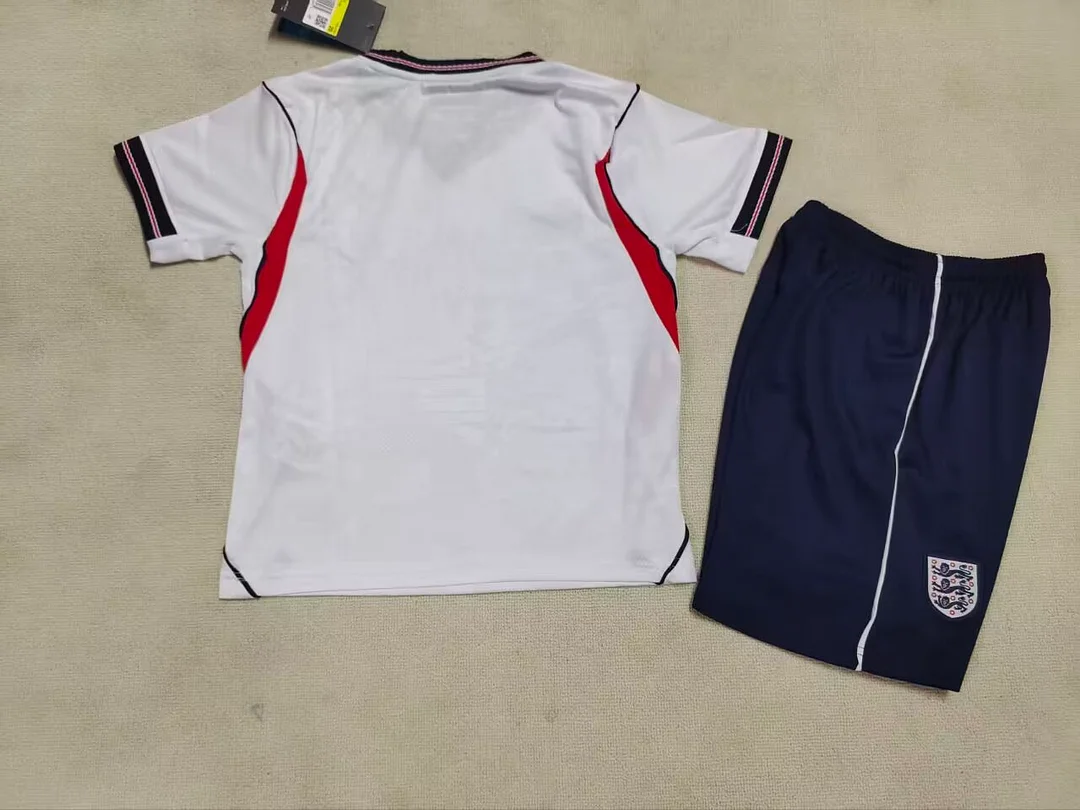 2026 England Home Kids Kit Football jersey Thai Quality