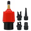 Paddle Board Valve Adapter Inflatable Pump Converter with 4 Nozzles