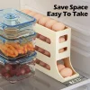 Food Grade Slide Egg Storage Box Refrigerator Side Door Storage Box