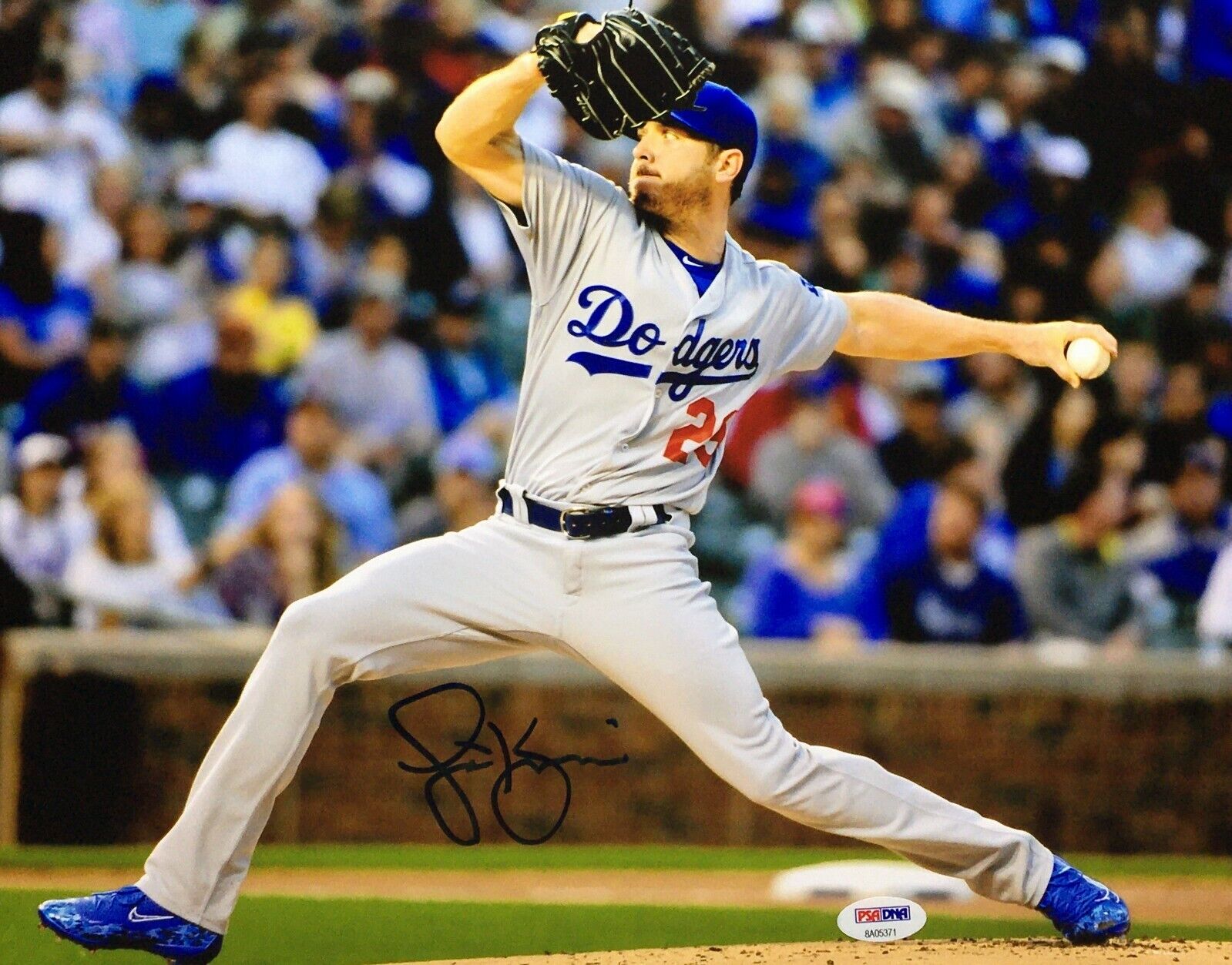 Scott Kazmir Signed 11x14 Photo Poster painting PSA 8A05371