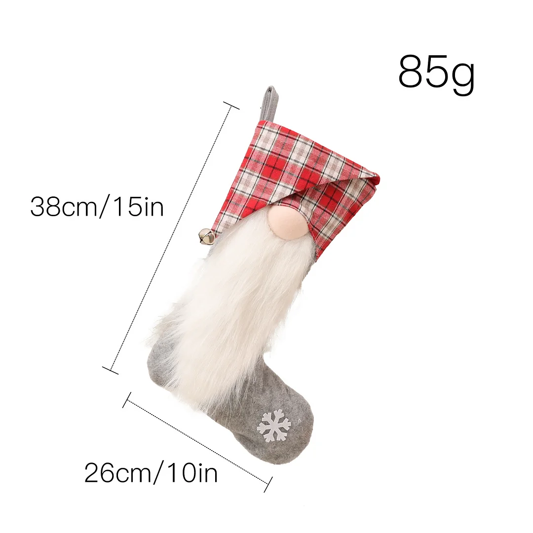 Santa Claus socks for home holiday decoration