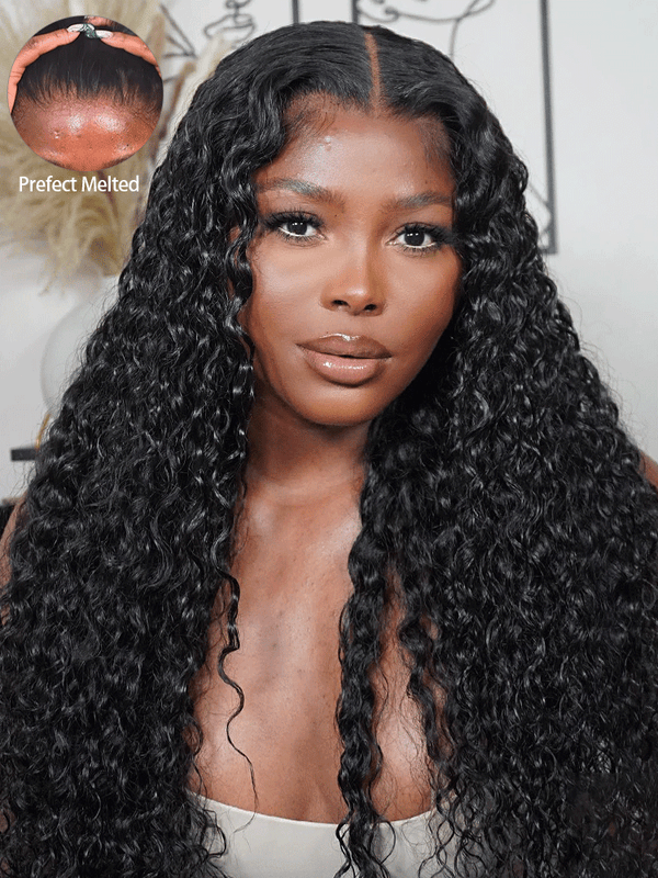 Water Wave HD Closure Lace Wig Boruihair  | 5x5,6x6 & 7x7 Closure | 100% Human Hair