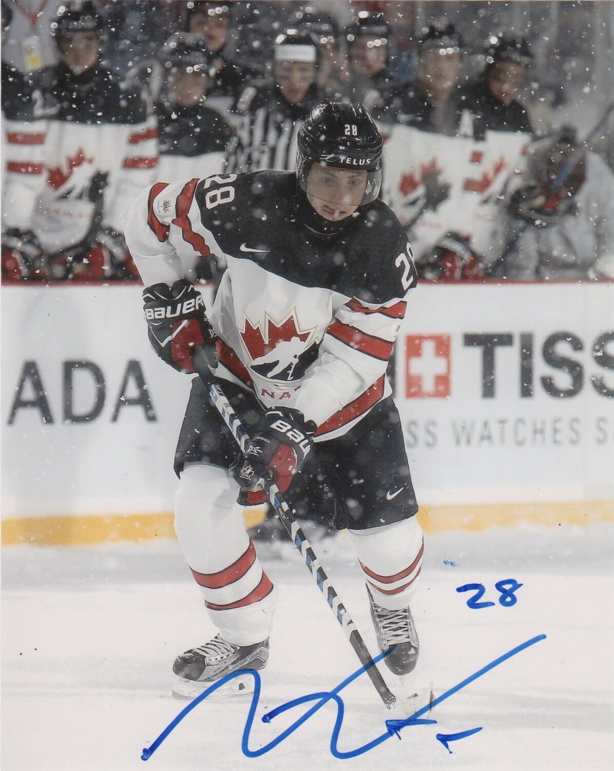 Team Canada Victor Mete Signed Autographed 8x10 NHL Photo Poster painting COA #2