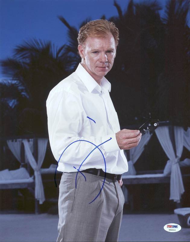 David Caruso CSI Miami Signed Authentic 11X14 Photo Poster painting Autographed PSA/DNA #Y84019