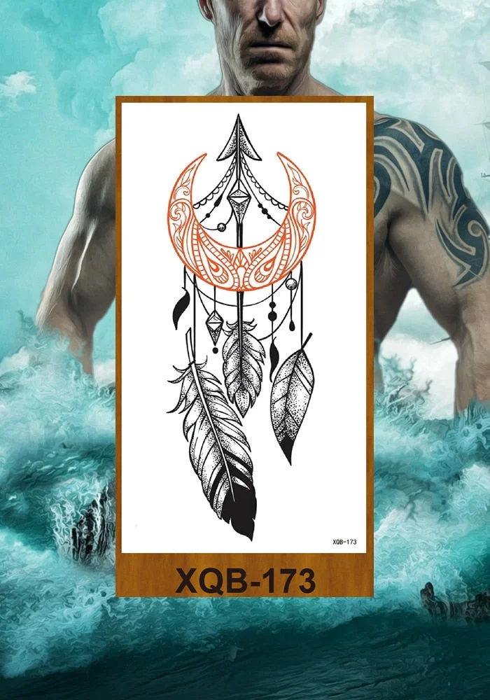 Temporary Tattoo Stickers Man Woman Girl Arm Chest Fake Tatoo Art Characters Eternal Love Flowers Totem Tatto Drop Shipping DIY