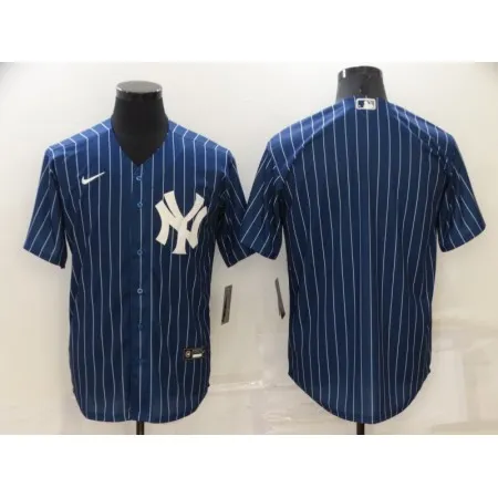 Men's New York Yankees Blank Navy Cool Base Stitched Jersey JRRX