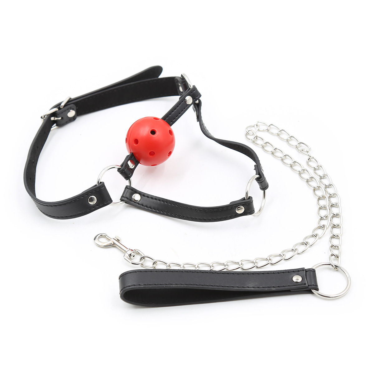 SM Mouth Gag with Leash 