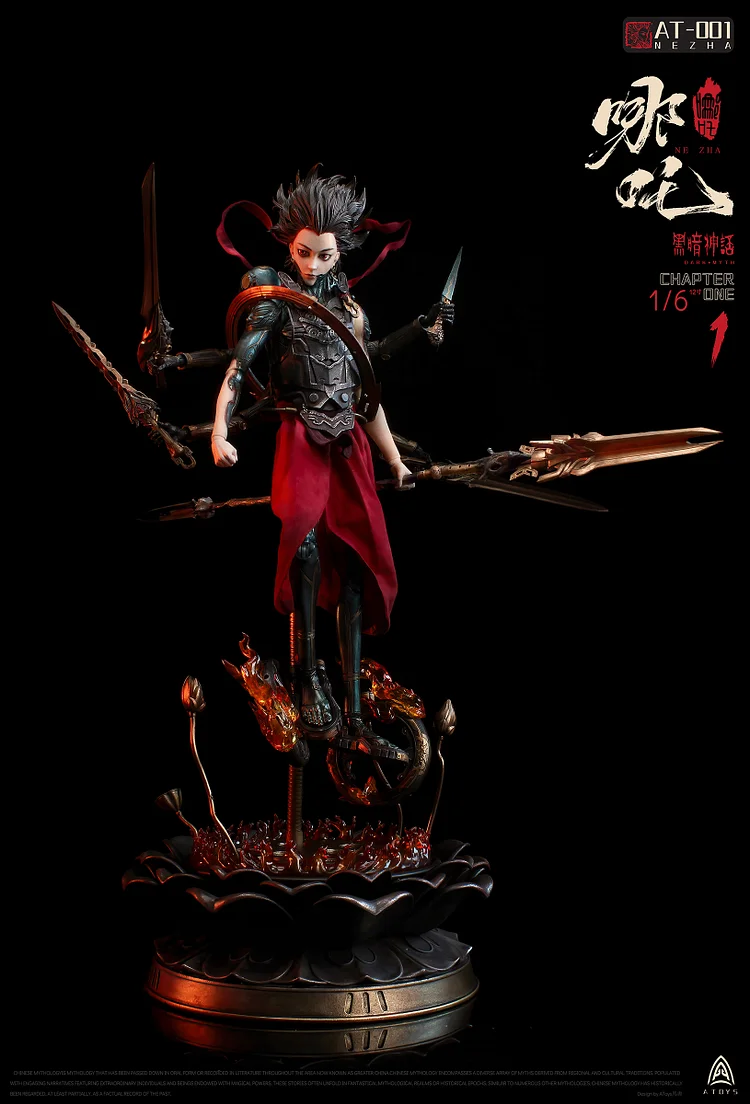 PRE-ORDER  A-Toys - Dark Myth Nezha  Collectible 1/6 Scale Action Figure-