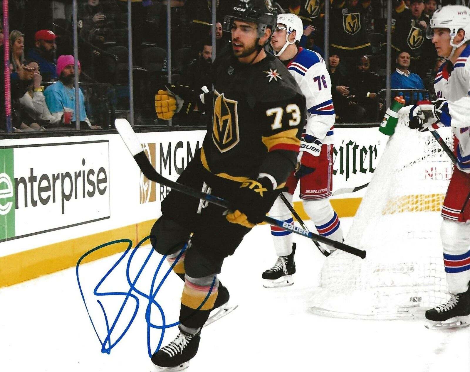 Brandon Pirri signed Las Vegas Golden Knights 8x10 Photo Poster painting autographed 3