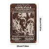 Cream - Panneaux en &eacute;tain m&eacute;tallique(20*30cm/30*40cm) - Musique