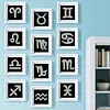 12pcs DIY Constellation Pearl Dot Painting No Frame Pearl Painting Art Kits 15x15cm Pearl Gem Paintings Picture Arts Craft for Adults Beginners Home Wall Decor