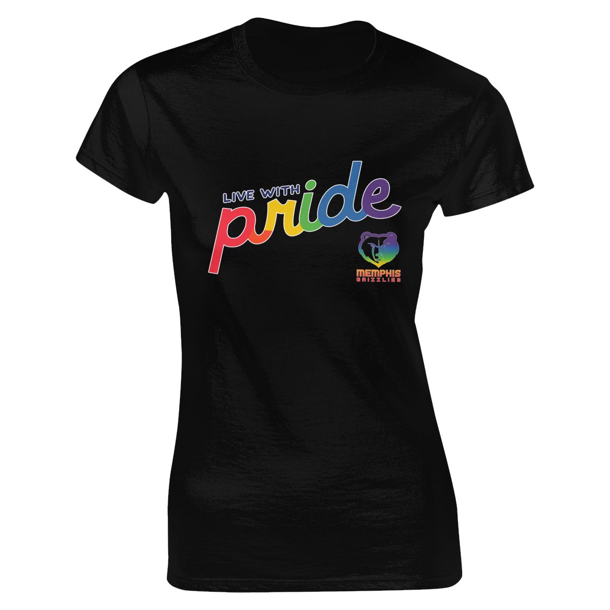 Memphis Grizzlies Live With Pride Women's Crewneck T-Shirt