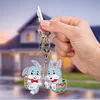DIY Diamond Painting Keychain-5pcs/Set Rabbit Bag Keychain Jewelry Gift