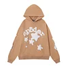 Unisex Young Thug Spider 555 Stars Letter Printed Thicken Hoodie 