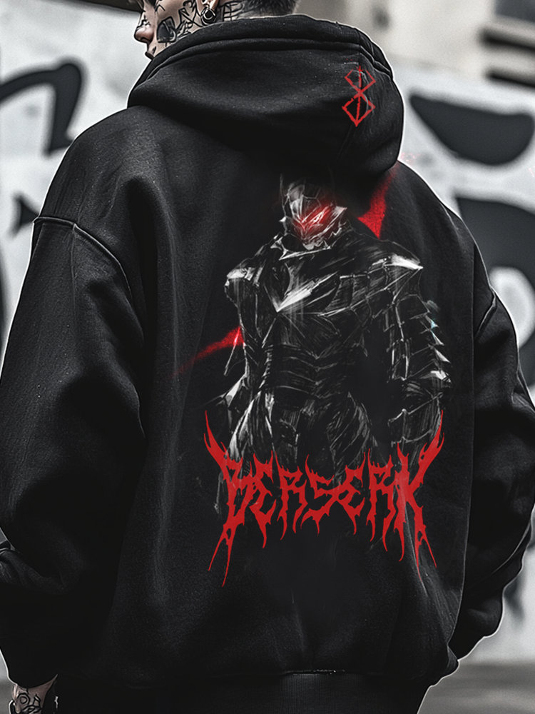 Shoptechwear Art Berserk Guts Oversized Totem Unisex Casual Hoodie