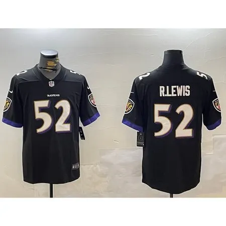 Men's Baltimore Ravens #52 Ray Lewis Black Vapor Untouchable Limited NFL Jersey