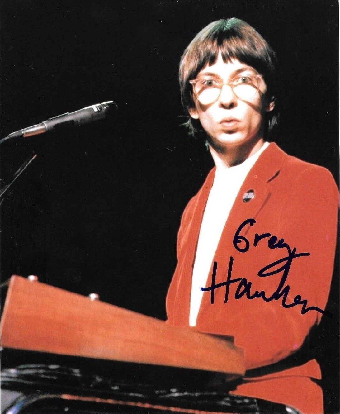 * GREG HAWKES * signed autographed 8x10 Photo Poster painting * THE CARS * KEYBOARDIST RRHOF * 7