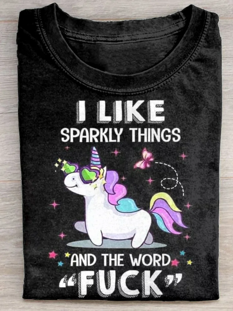 Eagerlys I Like Sparkly Things T-shirt Eagerlys