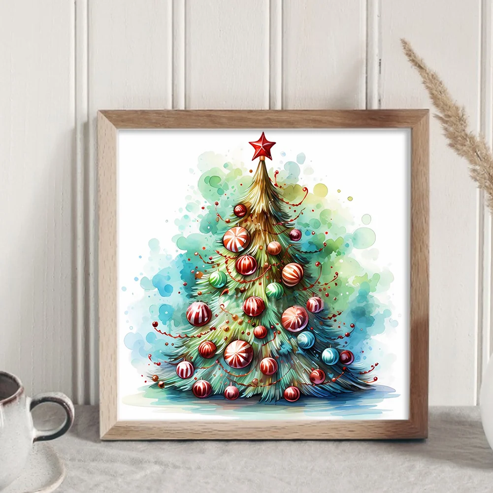 DIY Stamped Cross Stitch 11CT Full Embroidery 50*50cm - Christmas Tree