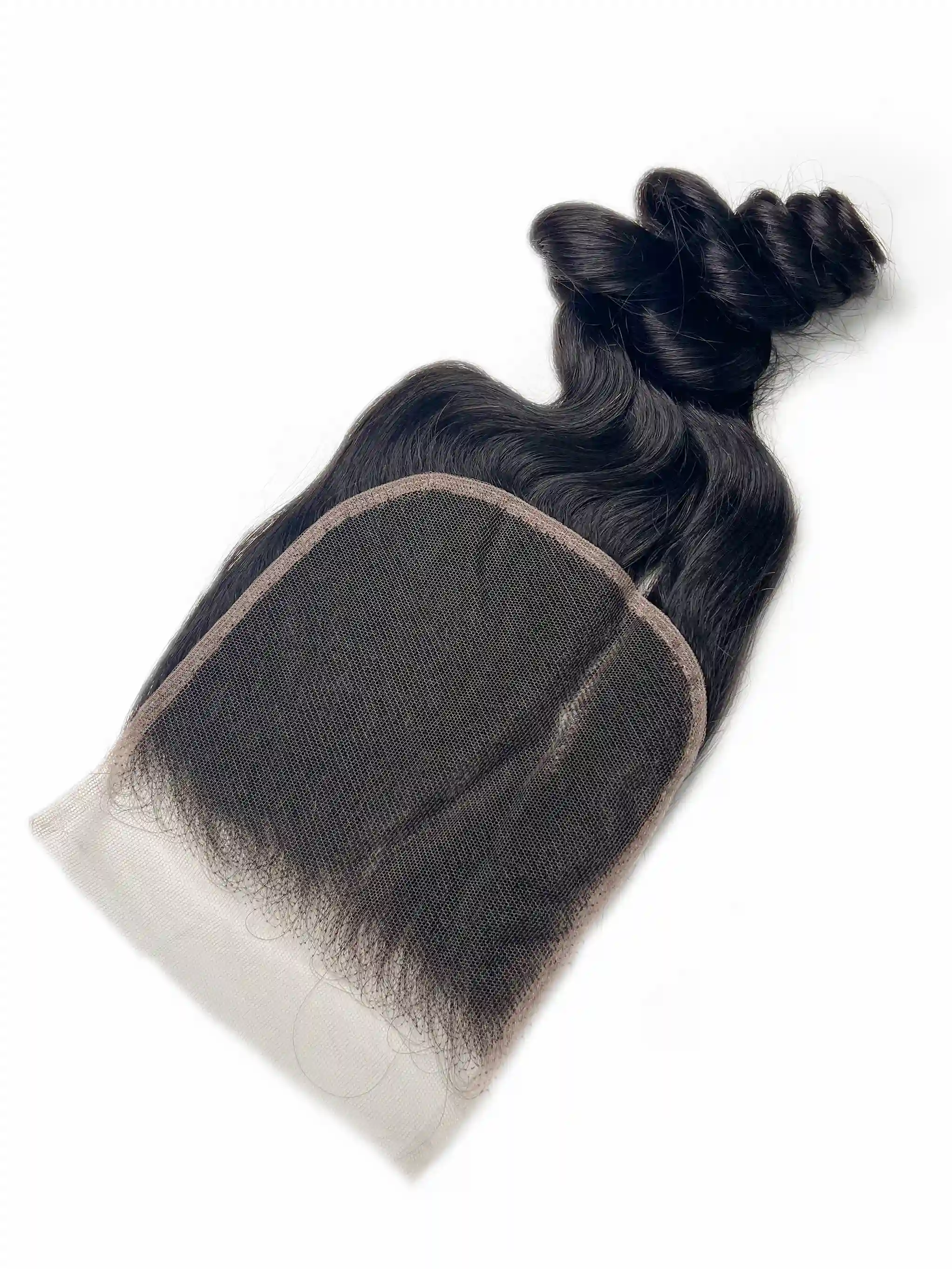 Loose Wave Lace 4x4 & 5x5 & 6x6 & 7x7 Closures | Top Virgin Hair| 100% Human Hair | Transparent & HD Lace | Boruihair