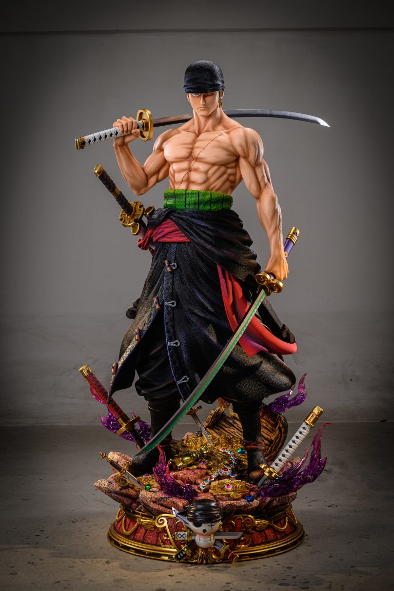 LX Studio - One Piece 1/1 Roronoa Zoro Statue(GK)-
