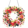Acryl Erdbeer Blumenkranz - 5d DIY Handwerk Anhänger