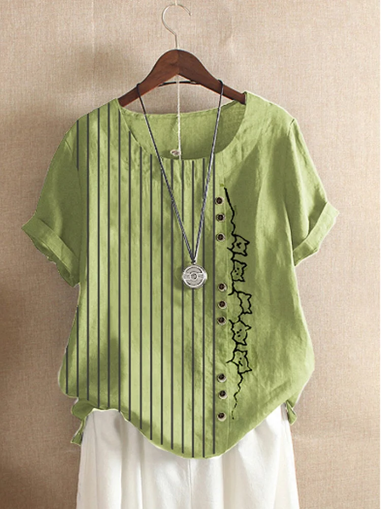 Casual Short Sleeve Top