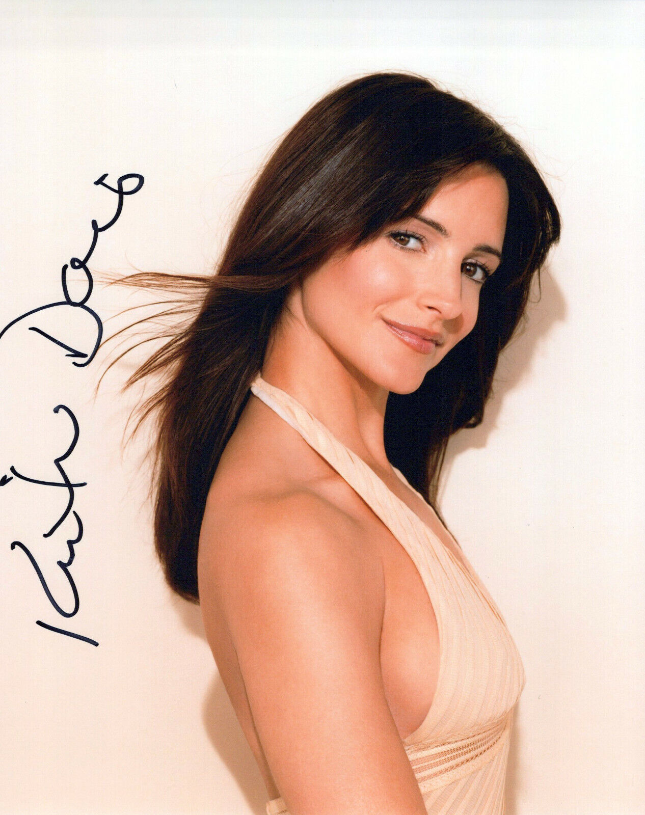 Kristin Davis glamour shot autographed Photo Poster painting signed 8x10 #7