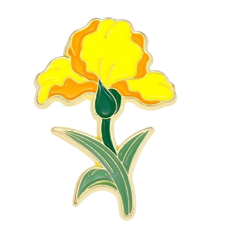 Basic Pin Flower Alloy Enamel Women’S Brooches