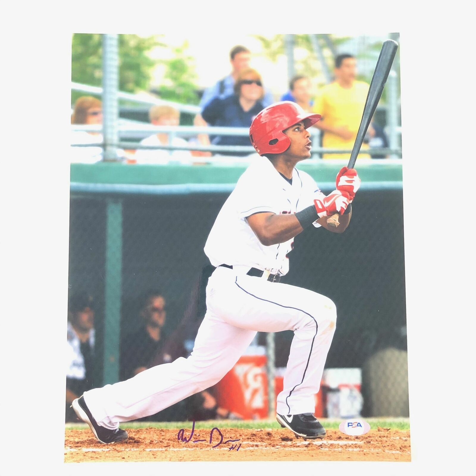 Wilmer Difo signed 11x14 Photo Poster painting PSA/DNA Washington Nationals autographed